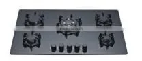 2014 New Model Glass Panel 5 Burner Gas Hob Zhongshan Factory OEM Service(Model No: Z955E-ABCCD)