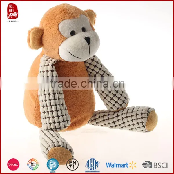 Wholesale Fabric Plush Sitting Stuffed Monkey Toys photo-2
