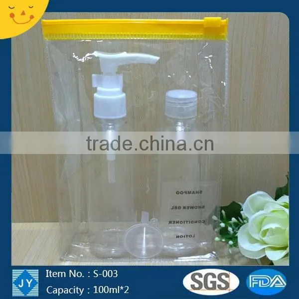 4pcs Travel Bottle Set/airline Cosmetic Empty Approved Travel Bottles Set