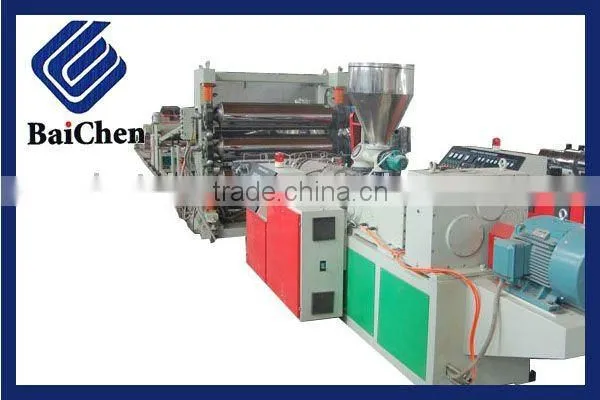 PVC Plastic Sheet Making Machine