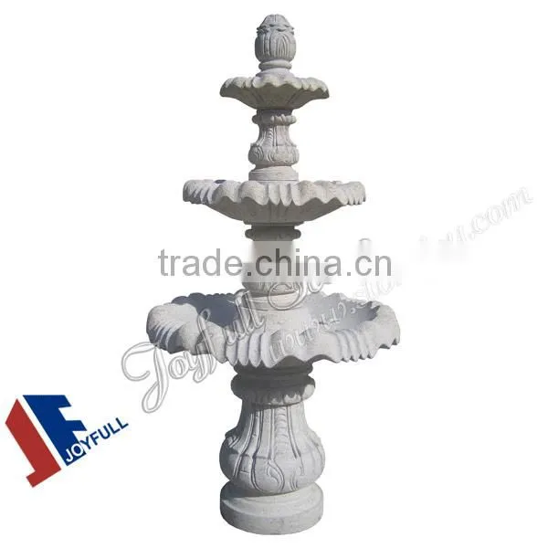 Classical Style 3 Tiers Stone Fountain