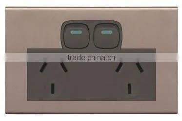 australia standard power socket, double socket