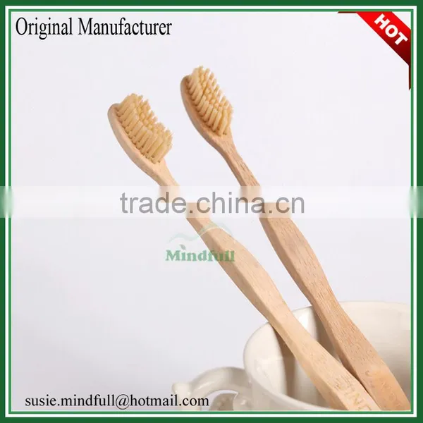 Wave Handel And Bristle Personal Toothbrush Wholesale China Bamboo Toothbrush
