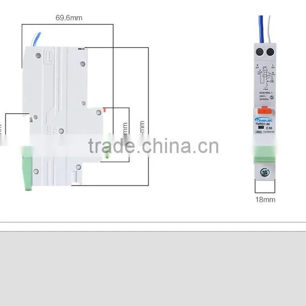 1P+N Over-voltage Protection Circuit Breaker /mini Rcbo, 6A to 50A Rcbo photo-6