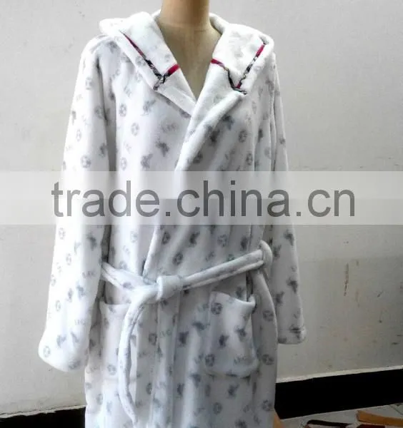 Coral Fleece Gown