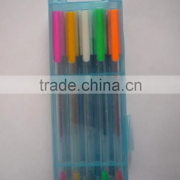 OEM Eco-friendly Plastic Children Glitter Pen