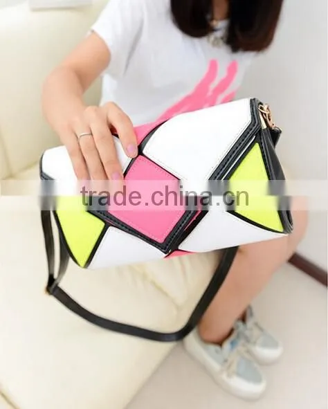 Colored Check Small Hand Bag, Single Shoulder Bag photo-4