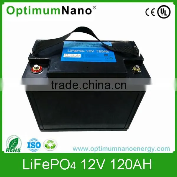 12v 120ah Deep Cycle Li-ion Battery for Renewable Energy Solution