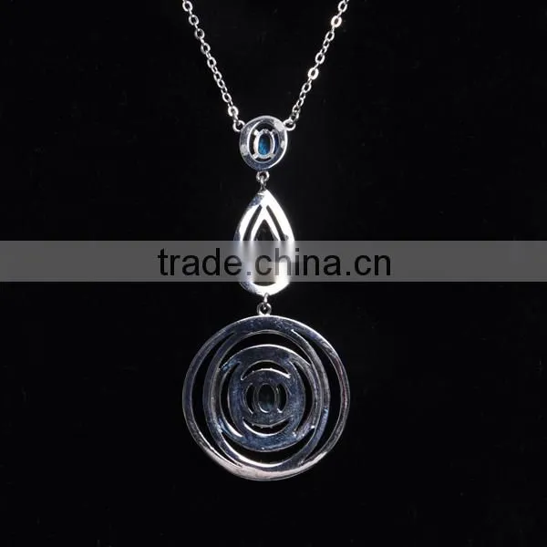 Costume Jewelry Rhodium Plated Large Size Jewelry photo-2