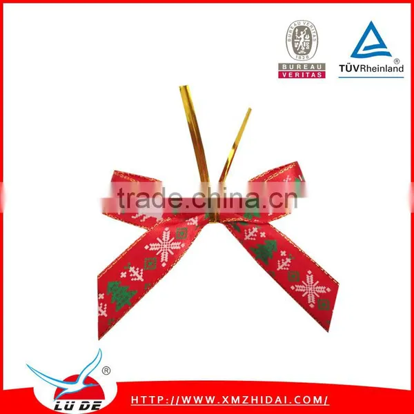 2015 Wholesale Satin Pre-tied Ribbon Bows for Gift Packing photo-2