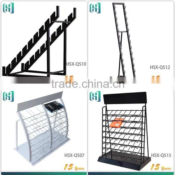 Black Powder Coat Metal Custom Ceramic Tile Display Stand HSX-S0356 photo-6