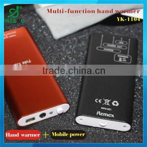 New Product USB Rechargeable Electric Hand Warmer Cute Electric Portable Heater for 2015