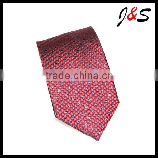 FASHION WEDDING TIE RED COLOR 100% Silk Woven photo-2