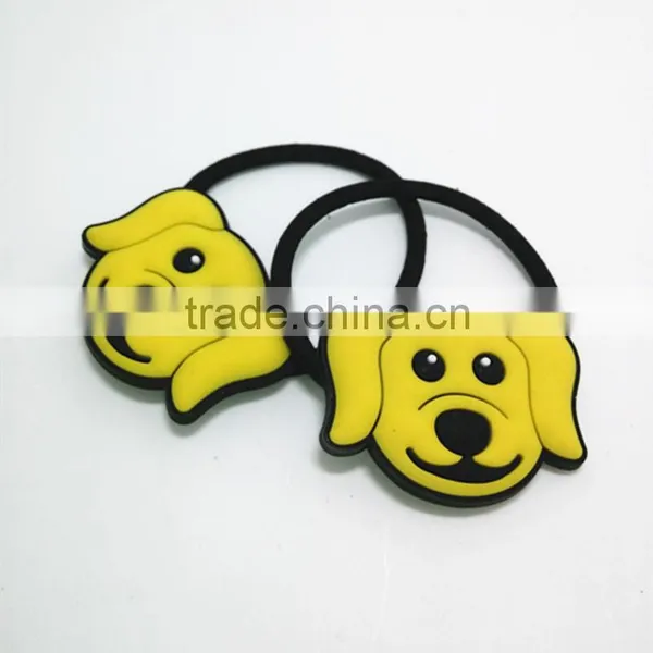 2015 Best Animal Shaped Hair Accessories/ Custom Rubber Hair Elastic For Kids