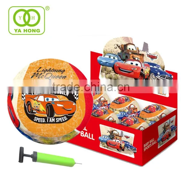 5 Inch Inflatable Ball Made by Latex Air Bladder and Fabric Soft Baseball photo-3