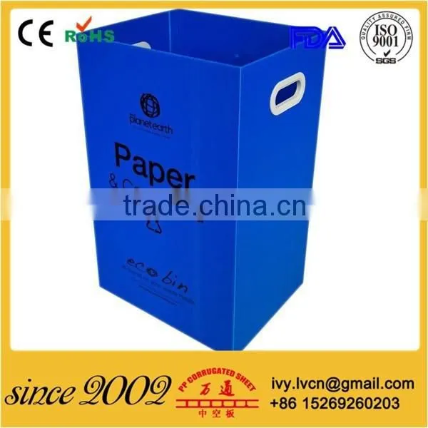 Folding Corrugated Plastic Storage Box photo-5