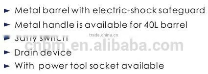 Bagless Drum Vacuum Cleaner Cyclone Wet and Dry Industrial Car Vacuum Cleaner photo-5