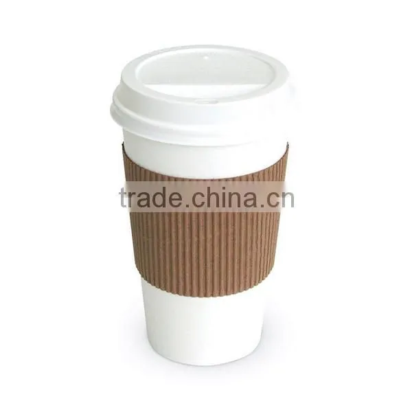 2016 New Style Vertical Ripple Wall Paper Cup for Coffee Drinks photo-3