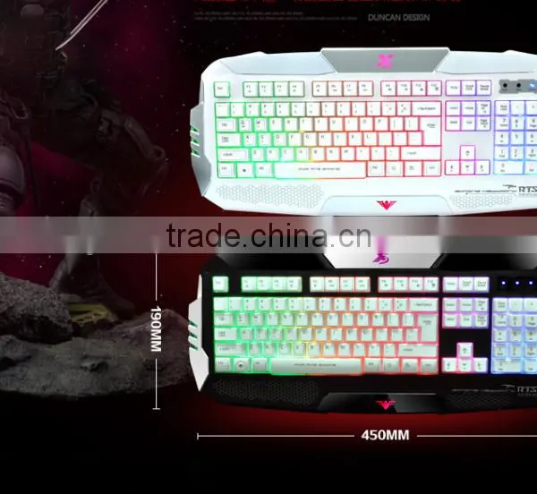 Cool 3 Colors Led Light Gaming Computer Keyboard in Shenzhen photo-3