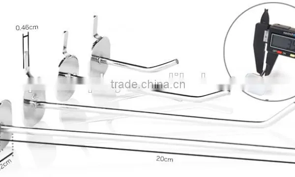 Supermarket Usage Metal Chrome Plating Hooks photo-2