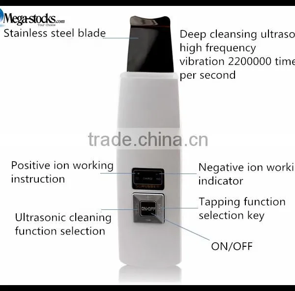 HOT! Ultrasonic Skin Scrubber Microdermabrasion Peeling, Iontophoresis Salon Spa photo-5