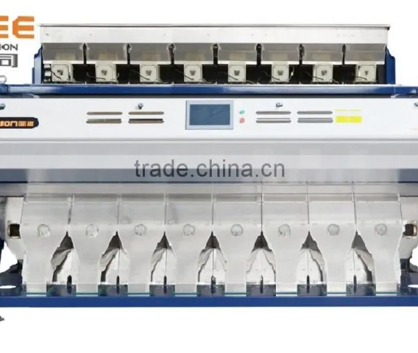 2017 High Quality 8 Chuts High Output Large Capacity RGB Color Sorter Rice Machine in China photo-2