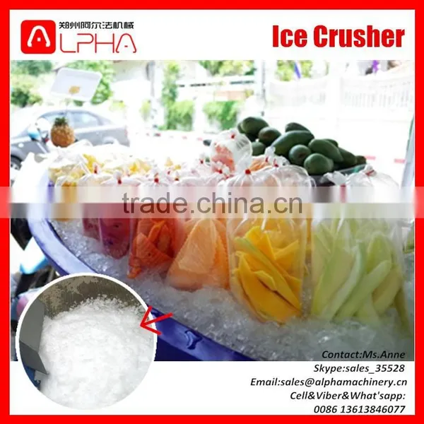 300-500KG/H Sea Food Fruit Use Commercial Ice Crusher Machine photo-6