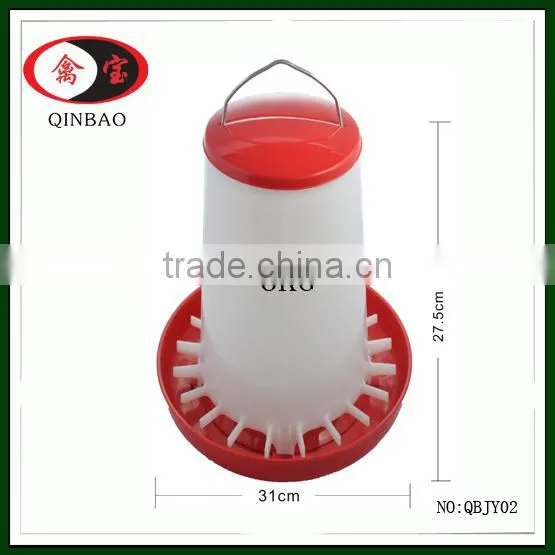 6 KG Automatic Plastic Chicken Feeder Barrel /chicken Feeder