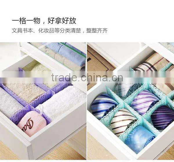 DIY Assemble Free Combination Plastic Drawer Clapboard photo-3