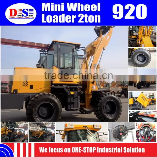 Hot Sale ZLY920 China Mini Wheel Loader 2000kg With CE - 1 Cbm Bucket Small Wheel Loader for Sale photo-5