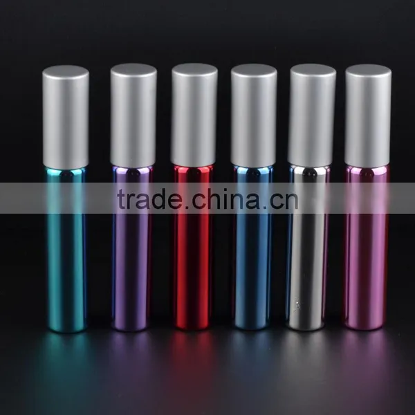 Wholesale 10ml Refillable UV Gel Colored Roll on Perfume Bottle, Tube Glass Bottle, Essential Oil Roll on Glass Bottles photo-2