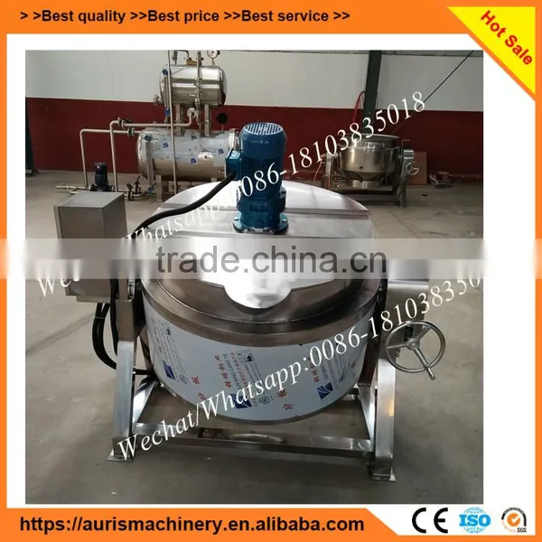 Commercial Gas Jacketed Cooking Pot Mixer Machine photo-2