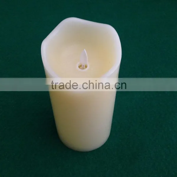 Flameless Moving Wick Real Wax Pillar Led Candle With Timer Multifuction Led Candle Light photo-3
