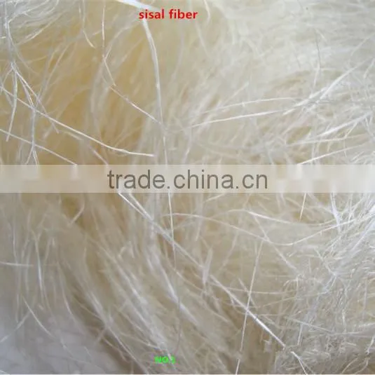 Factory Price!! 100% Natural Raw Sisal Fiber/UG Sisal Fibre /bleaching Sisal Fiber for Gypsum photo-3