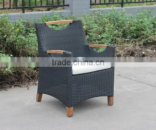 Современный наружныйrattan обеденный набор из плетеной виноградной лозы photo-6