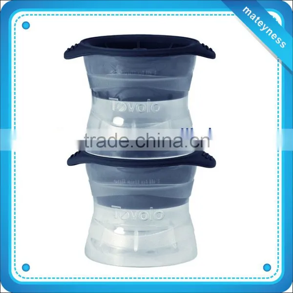 Set of 2 Round Shapes Silicone Sphere Ice Molds photo-2
