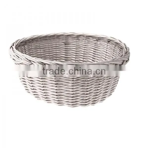 Wholesale Large Flat Willow Wicker Sundries Storage Basket, Wicker Basket photo-4