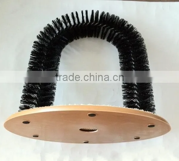 Cat Toy Arch Cat Brush Scratcher Pet Groomer photo-5