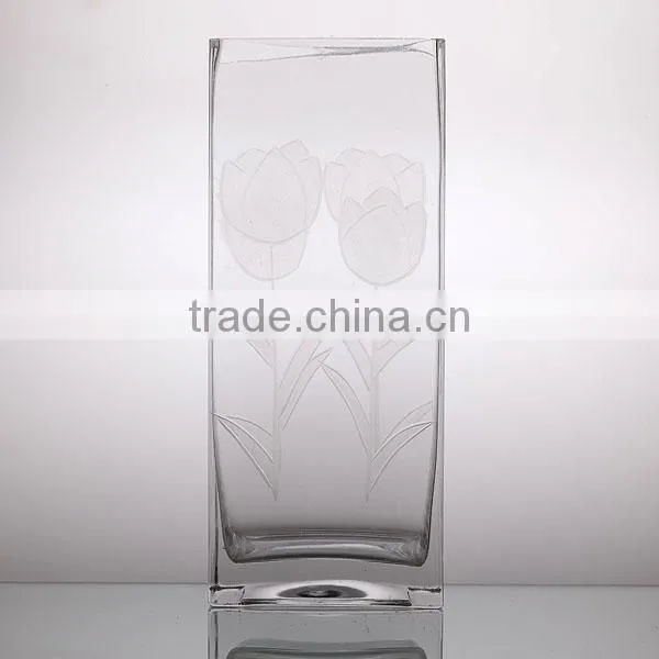 Hand Carved Crystal Glass Vase photo-4