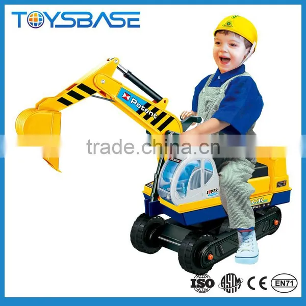 Excavator Digger Pulling Cart Mall Kids Ride on Toys photo-2