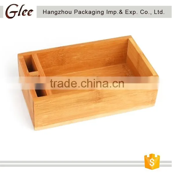 Multi-functional Simple and Creative Bamboo Decorative Foldable Storage Box photo-4