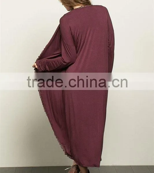 Women Full Length Cocoon Duster Ladies Extra Long Cardigan New Arrival photo-4
