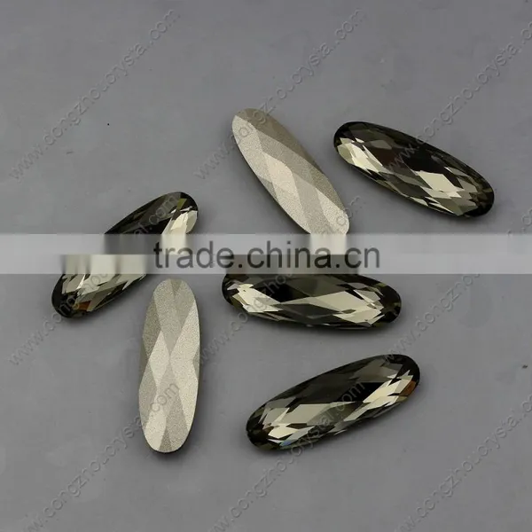 Point Back Decorative Crystal Glass Beads for Evening Dresses photo-6