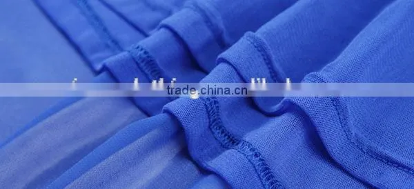 2015 Fashion Polyester Doule Layer Long Sleeves Direct Manufacturer High Quality Design of Office Blouses photo-4