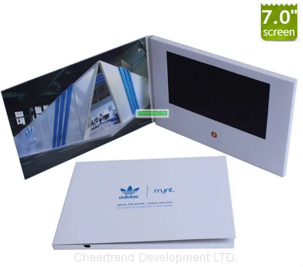 Business Promotion Video Brochure/Portable Video Card/LCD Screen Video Book photo-5