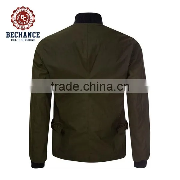 LZ287 100% Cotton Twill Men Autunm Cotton Bomber Jacket photo-2