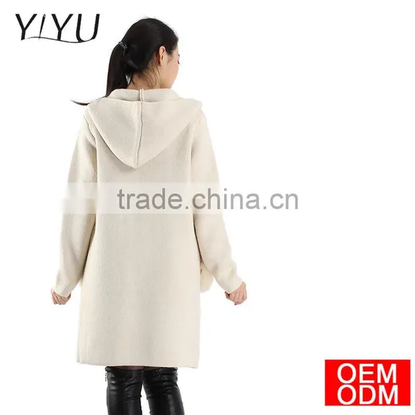 2017 Winter Women Heavy Cardigan With a Hood photo-3