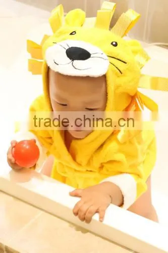 Cute Baby Bath Robe Pink Shark Bath Robe Kids Bath Robe photo-6