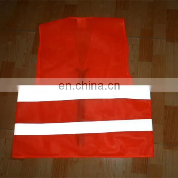 EN10471 Wholesale Hi Vis Reflective Fluorescent Polyester Polise Vest photo-3