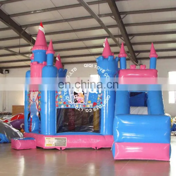 Princess Inflatable Suit Boucer With Slide Kids Game photo-2